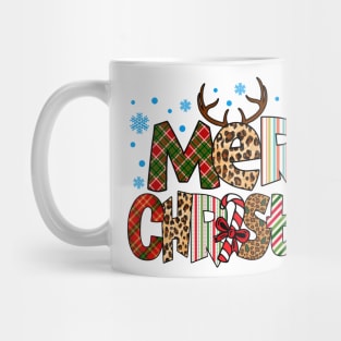 Merry Christmas Red Buffalo Plaid Mug